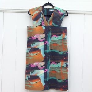 & Other Stories watercolor print dress